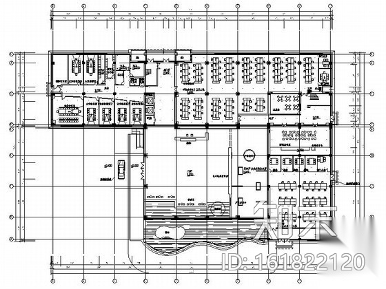 [安徽]某重工股份公司综合办公空间装修图（含效果）施工图下载【ID:161822120】