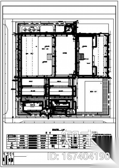 [河北]某厂区室外给排水管网图纸cad施工图下载【ID:167404190】