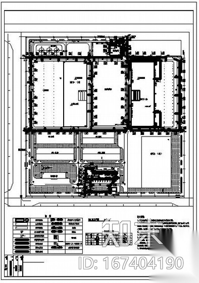 [河北]某厂区室外给排水管网图纸cad施工图下载【ID:167404190】