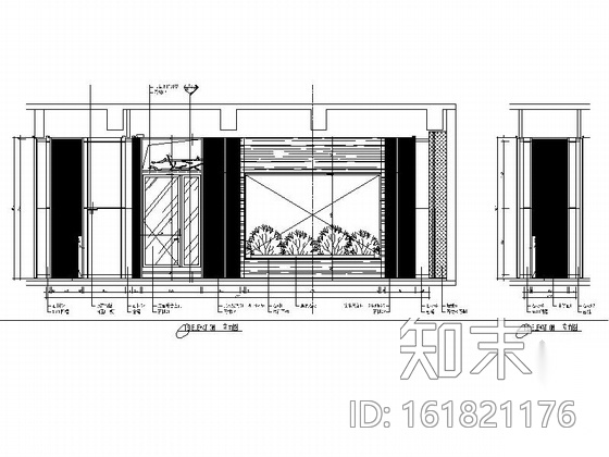 [江苏]开发区高层高档现代会所接待区室内装修施工图cad施工图下载【ID:161821176】