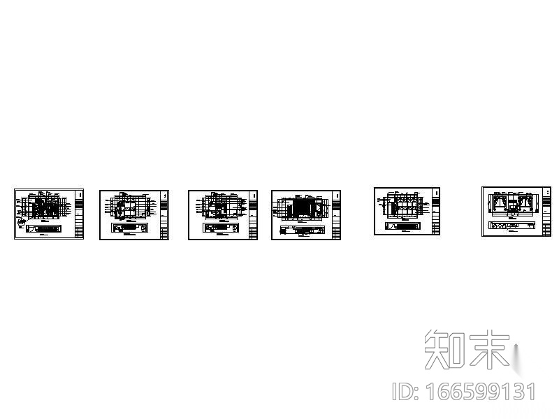 现代主卧室立面图cad施工图下载【ID:166599131】