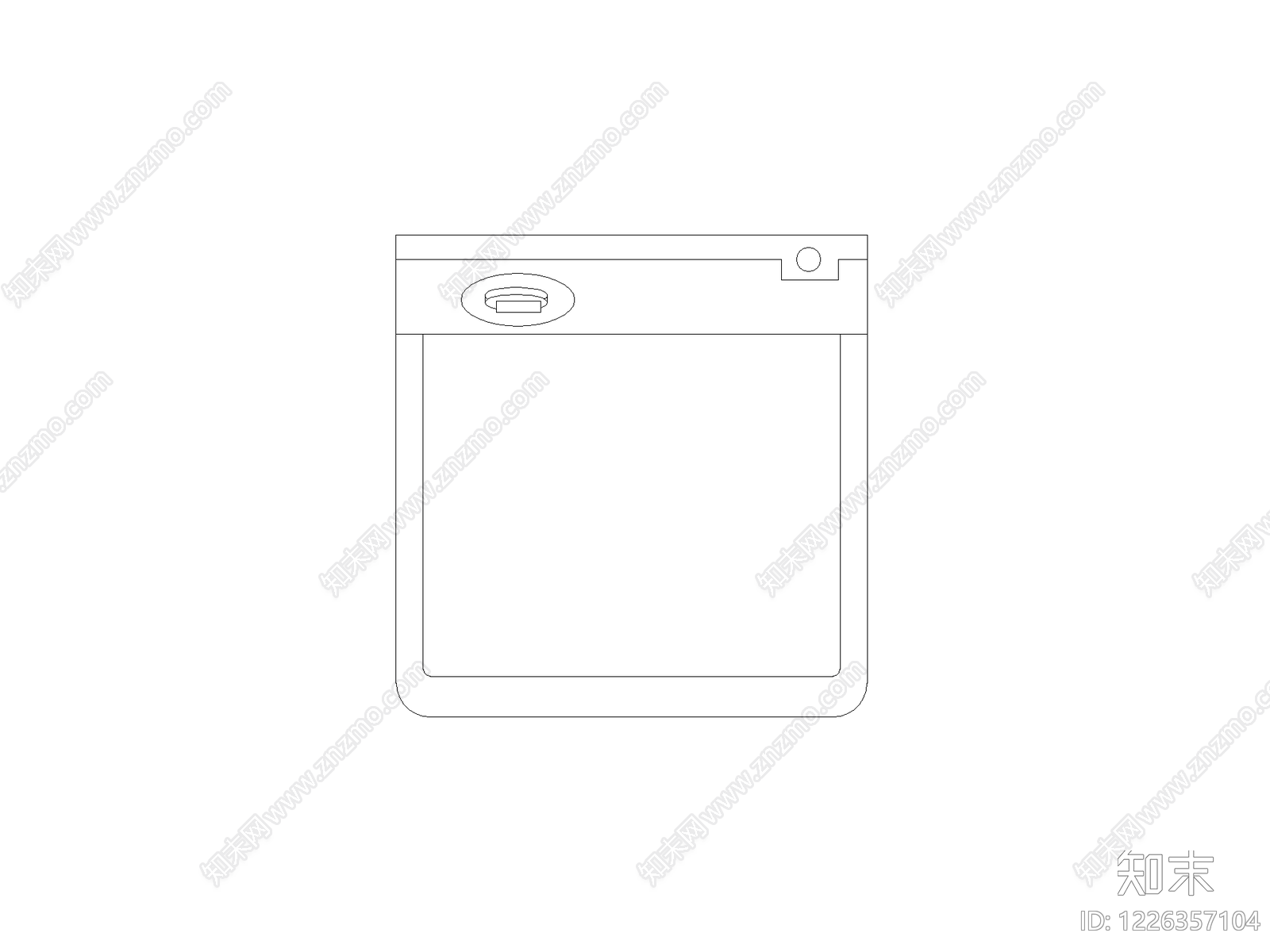 厨房设施cad施工图下载【ID:1226357104】
