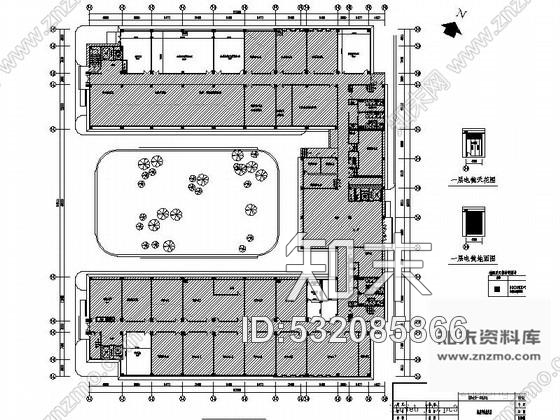 施工图某市质量监督检测研究院质检办公楼室内装修图施工图下载【ID:532085866】