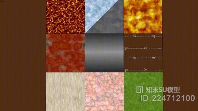 9个很棒的无缝纹理SU模型下载【ID:224712100】