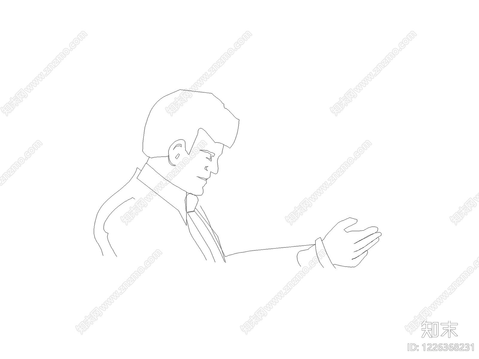 人物cad施工图下载【ID:1226368231】