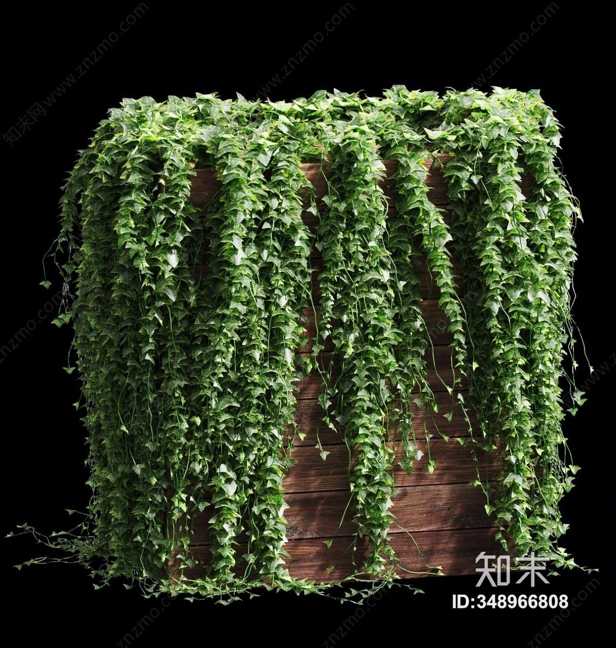 现代盆栽3D模型下载【ID:348966808】