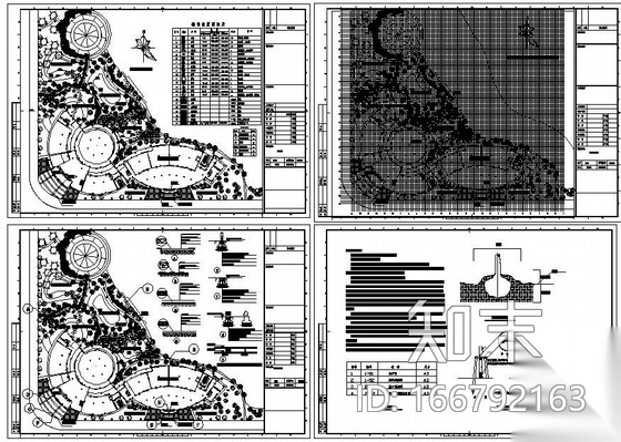 上海某图文中心景观设计套图cad施工图下载【ID:166792163】