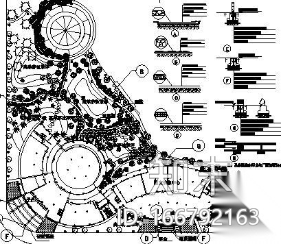 上海某图文中心景观设计套图cad施工图下载【ID:166792163】