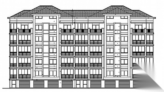 住宅楼建筑CAD图纸