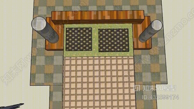 所有主床的主人SU模型下载【ID:432599174】