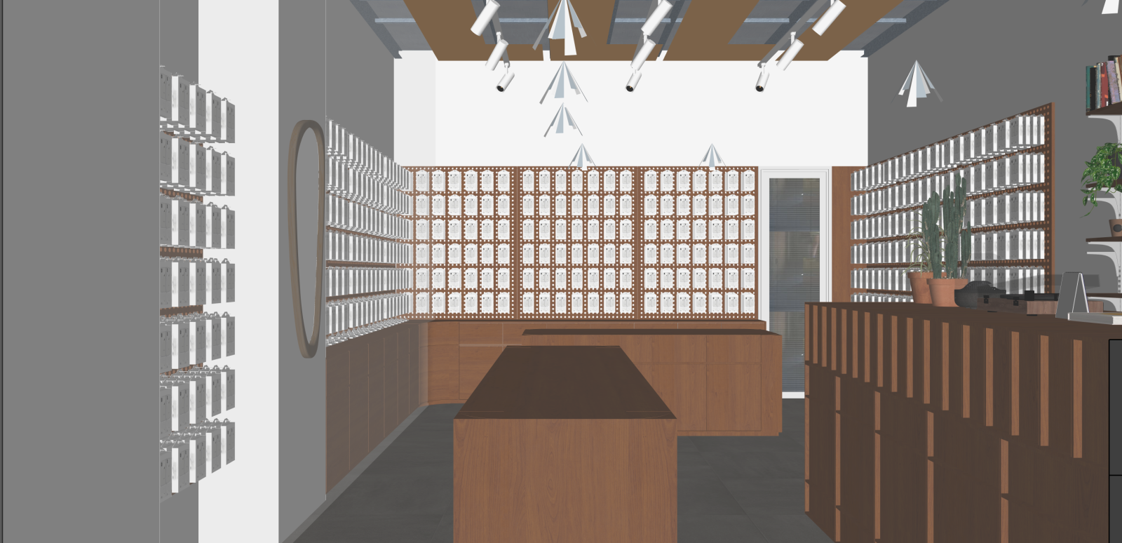现代数码店SU模型下载【ID:1215993654】