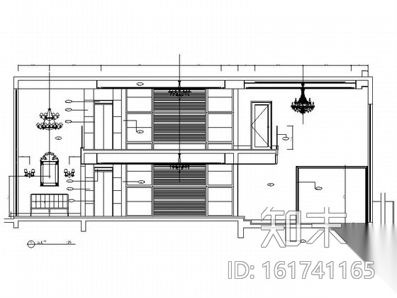 [深圳]某独立别墅简欧风格样板房施工图cad施工图下载【ID:161741165】