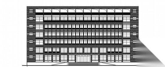 某企业七层综合楼建筑投标方案图施工图下载【ID:151509107】