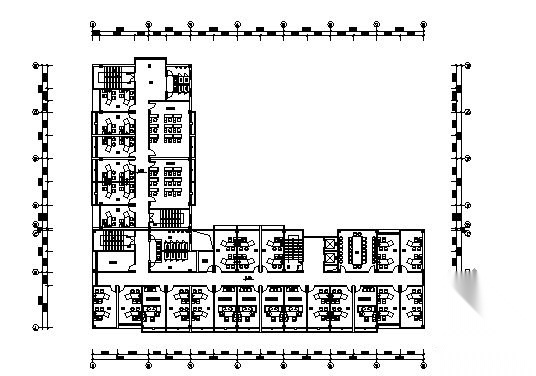 某企业七层综合楼建筑投标方案图施工图下载【ID:151509107】