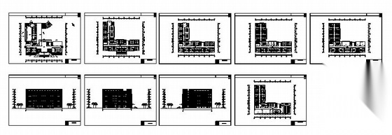 某企业七层综合楼建筑投标方案图施工图下载【ID:151509107】