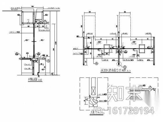 [北京]国有控股货币信贷金融服务机构支行装修施工图（含...cad施工图下载【ID:161720194】