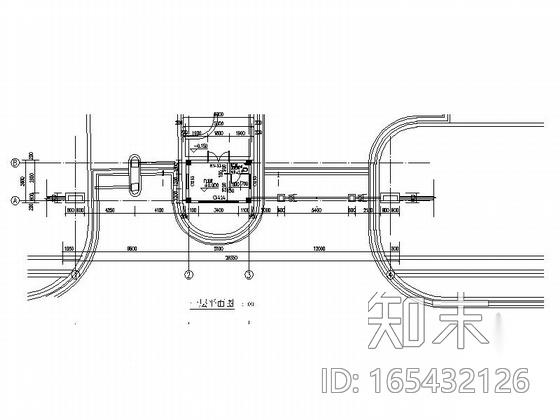 [成都]欧式风格小区大门建筑设计施工图（两个方案施工图下载【ID:165432126】