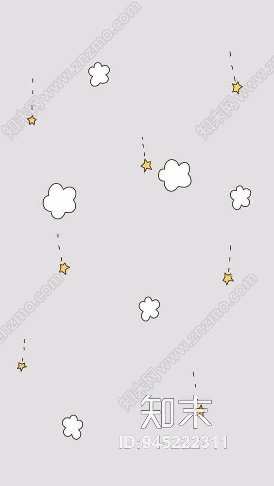 儿童房壁纸贴图贴图下载【ID:945222311】