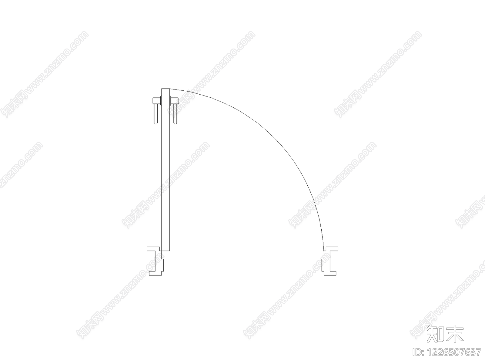 五金管件cad施工图下载【ID:1226507637】