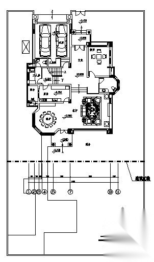 广东某三层别墅建筑施工图cad施工图下载【ID:151392124】