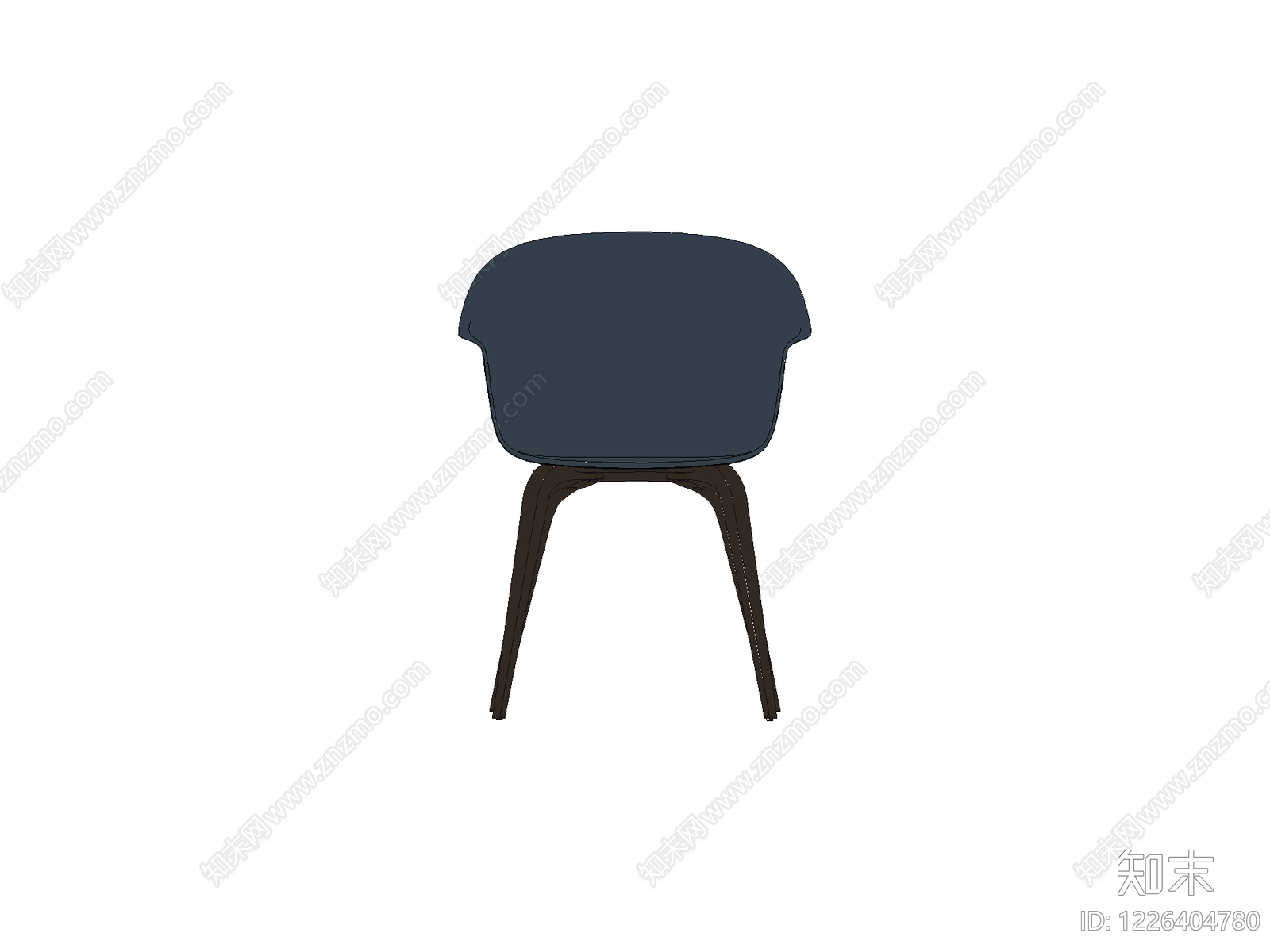 椅子cad施工图下载【ID:1226404780】