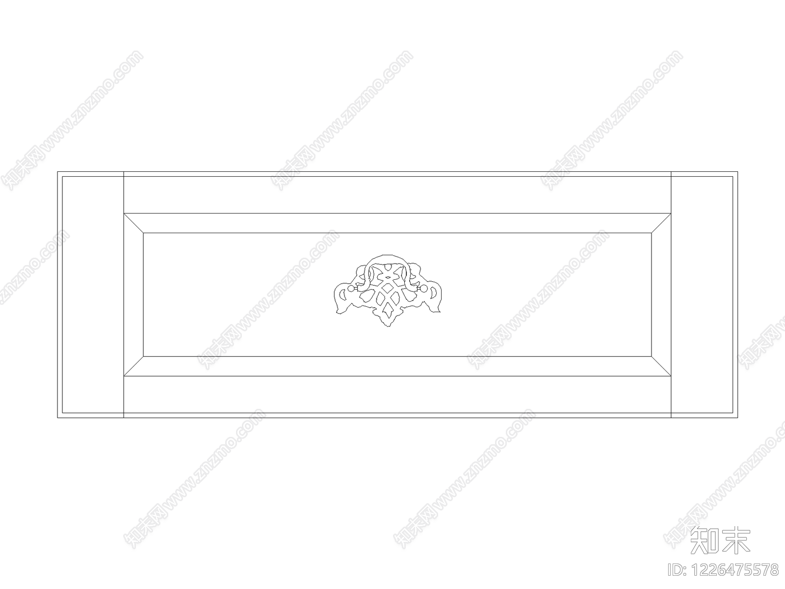背景墙cad施工图下载【ID:1226475578】