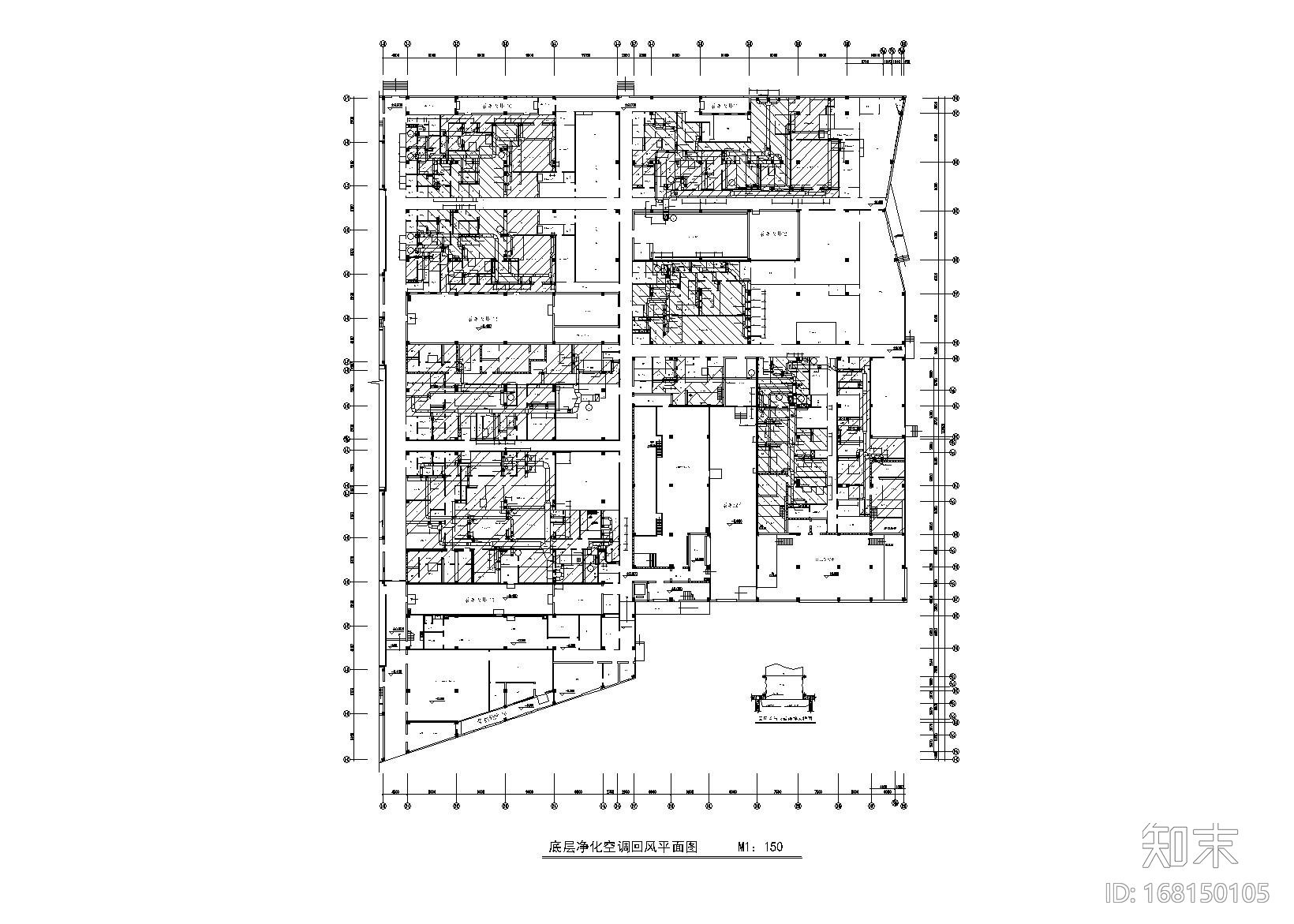 成都某制药公司生产基地暖通施工图施工图下载【ID:168150105】