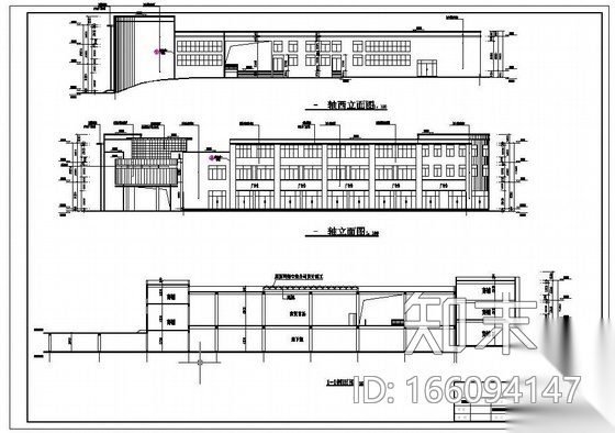 农贸市场cad施工图下载【ID:166094147】