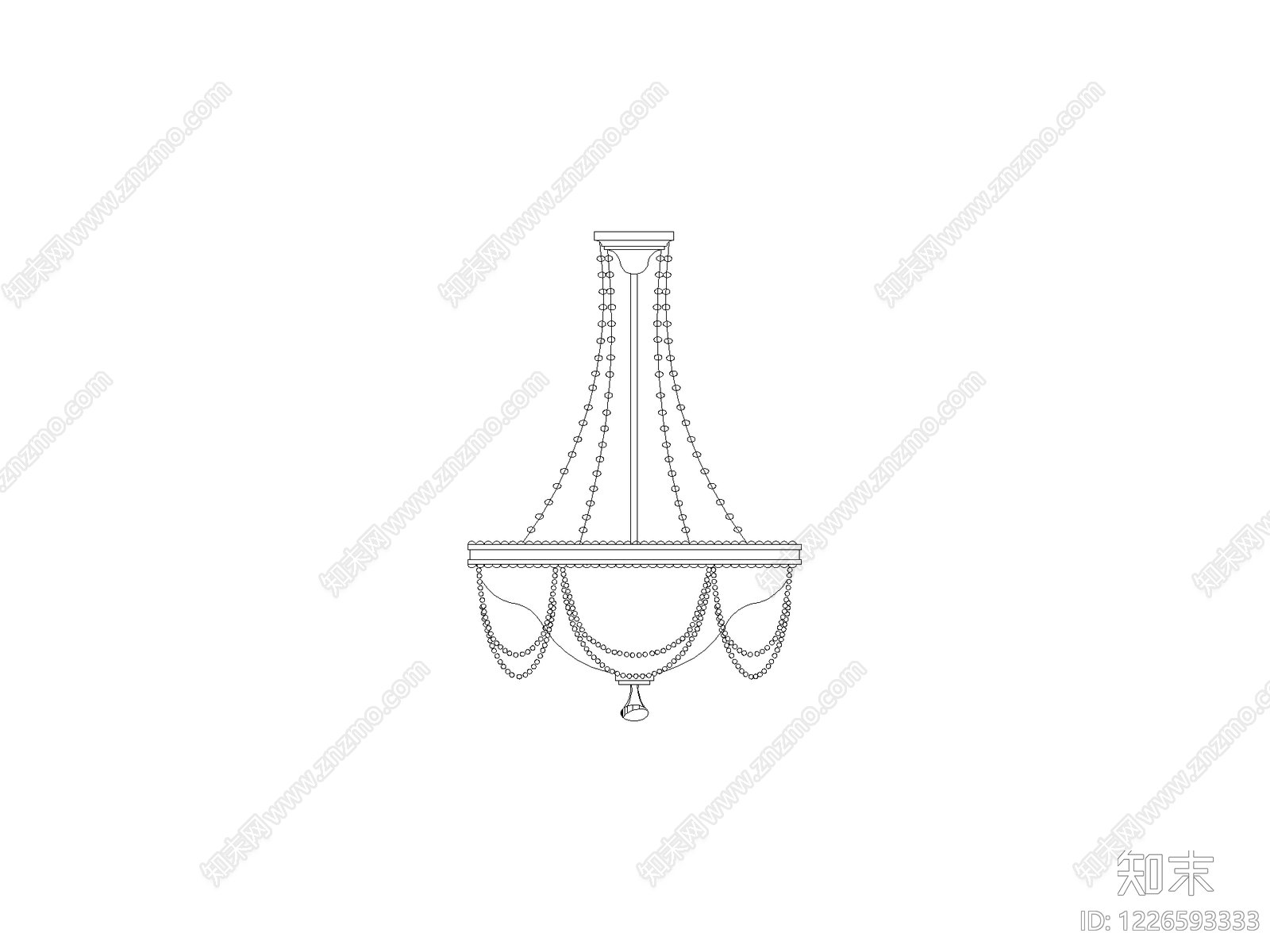 灯具图块cad施工图下载【ID:1226593333】