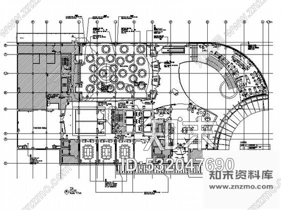 施工图上海五星级酒店宴会大厅施工图施工图下载【ID:532047690】