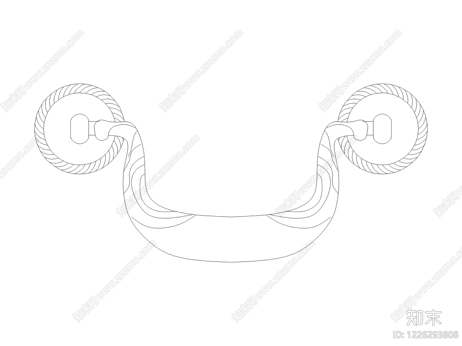 五金管件cad施工图下载【ID:1226293808】