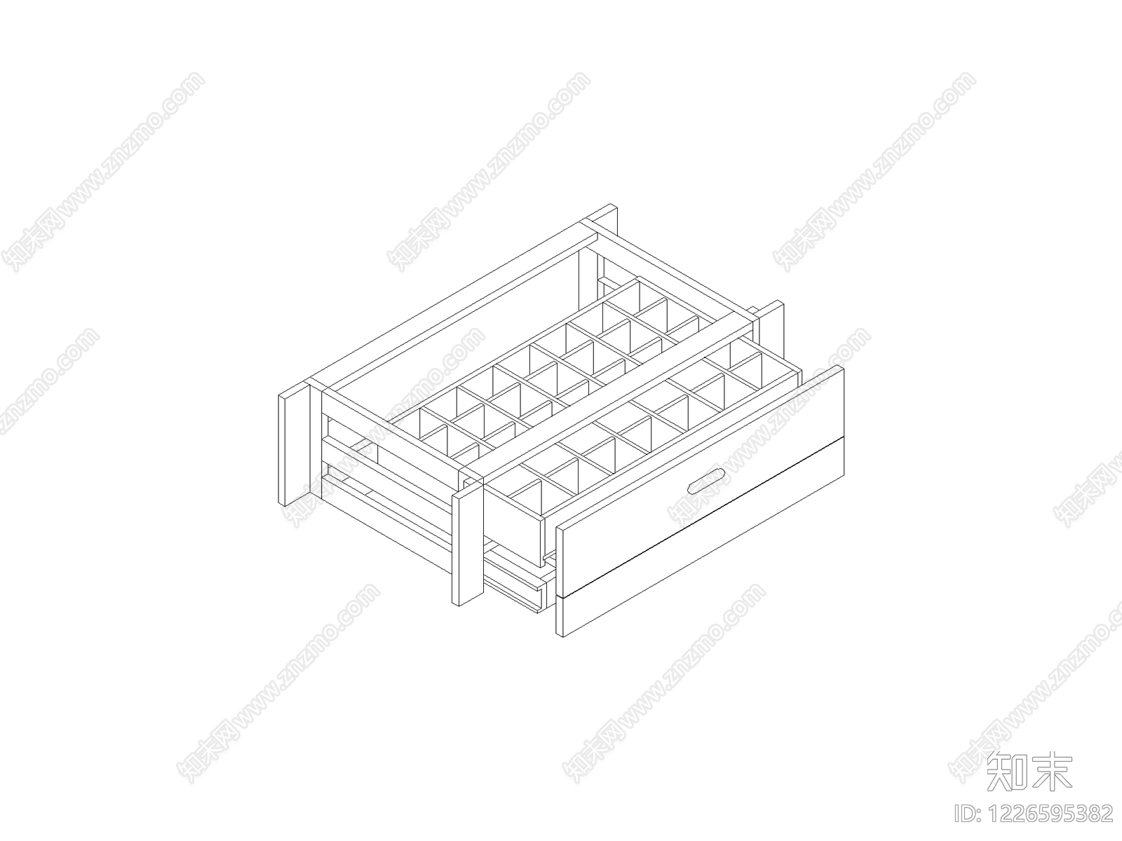 现代柜子CAD图纸