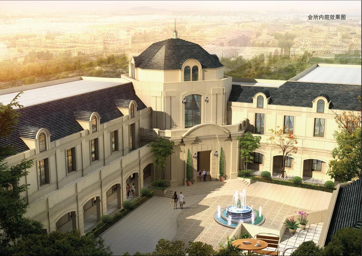 [上海]围合式古典风格公寓式住宅建筑设计方案文本cad施工图下载【ID:165733152】