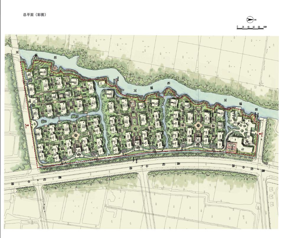 [上海]围合式古典风格公寓式住宅建筑设计方案文本cad施工图下载【ID:165733152】