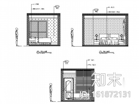 [陕西]186平米现代住宅别墅装修设计施工图（含效果）cad施工图下载【ID:161872131】