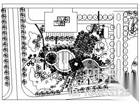 江苏某乡镇行政中心景观规划设计施工图施工图下载【ID:164855126】