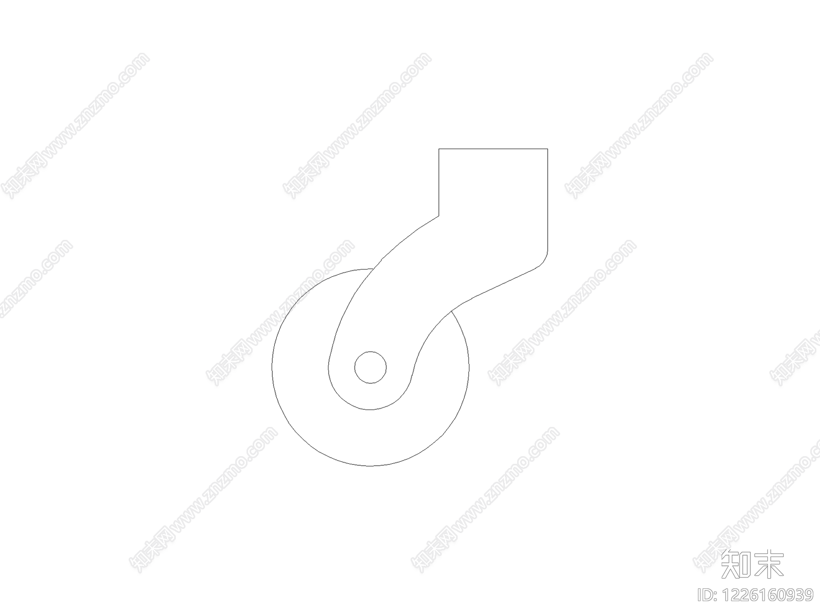 现代椅子CAD图纸