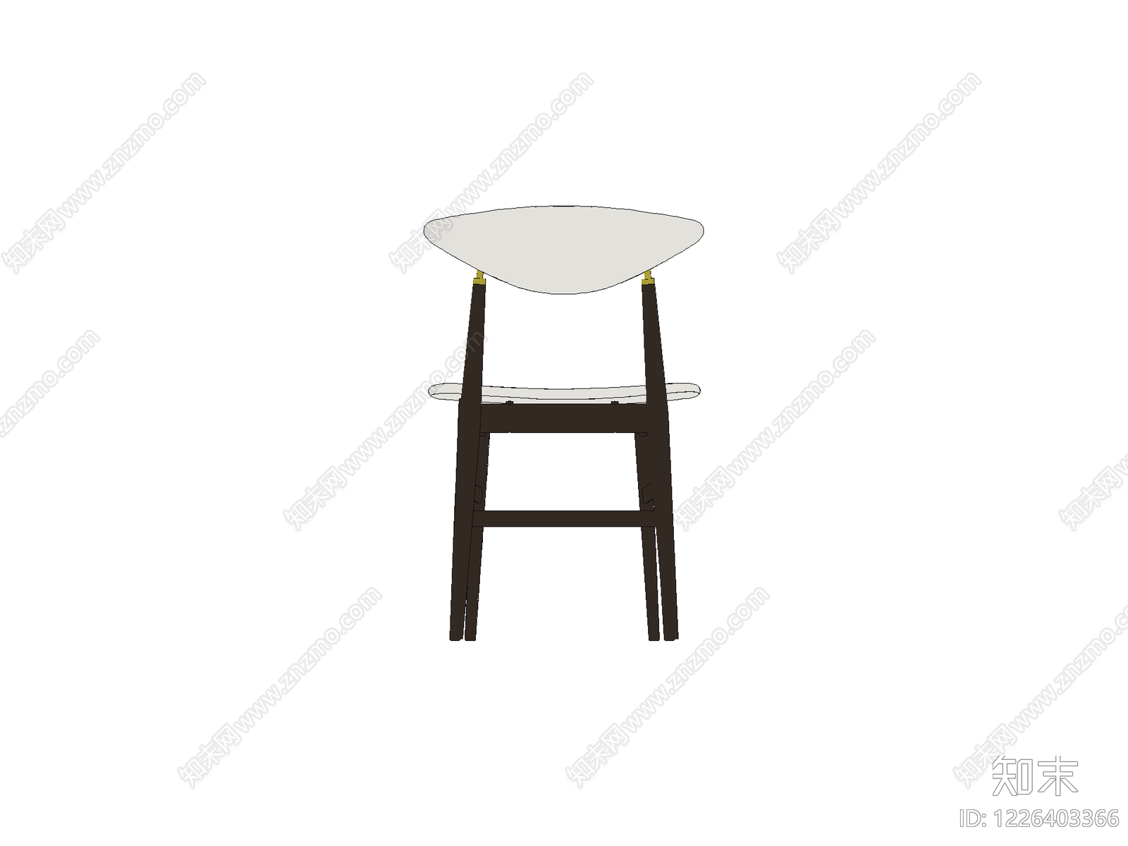 椅子cad施工图下载【ID:1226403366】