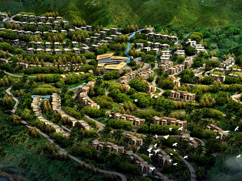 奥地利英伦小镇风格五矿博罗住宅小区规划建筑设计方案文...施工图下载【ID:166323152】