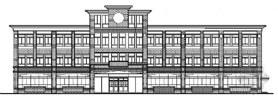 某三层办公楼建筑施工图cad施工图下载【ID:149934128】