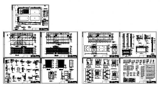 某三层办公楼建筑施工图cad施工图下载【ID:149934128】