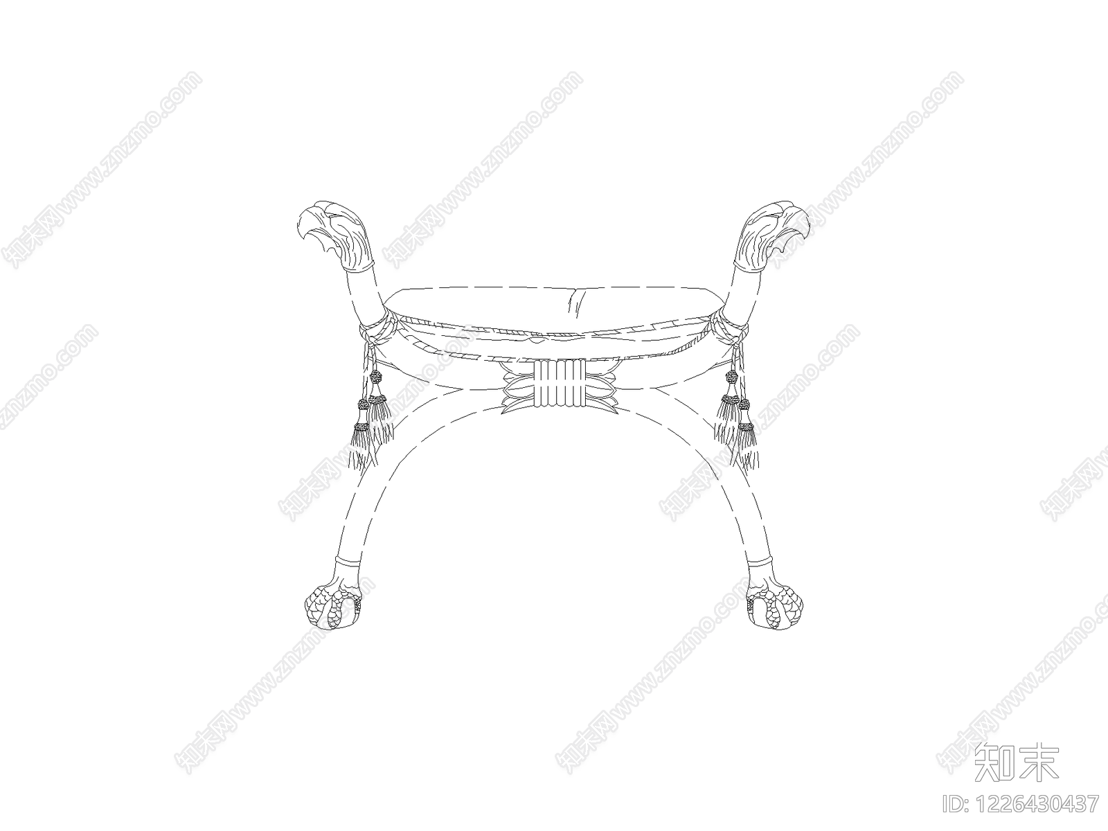 桌子cad施工图下载【ID:1226430437】