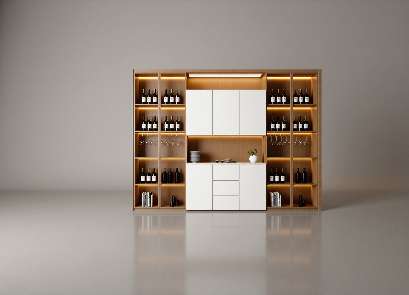 日式酒柜3D模型下载【ID:1214001368】