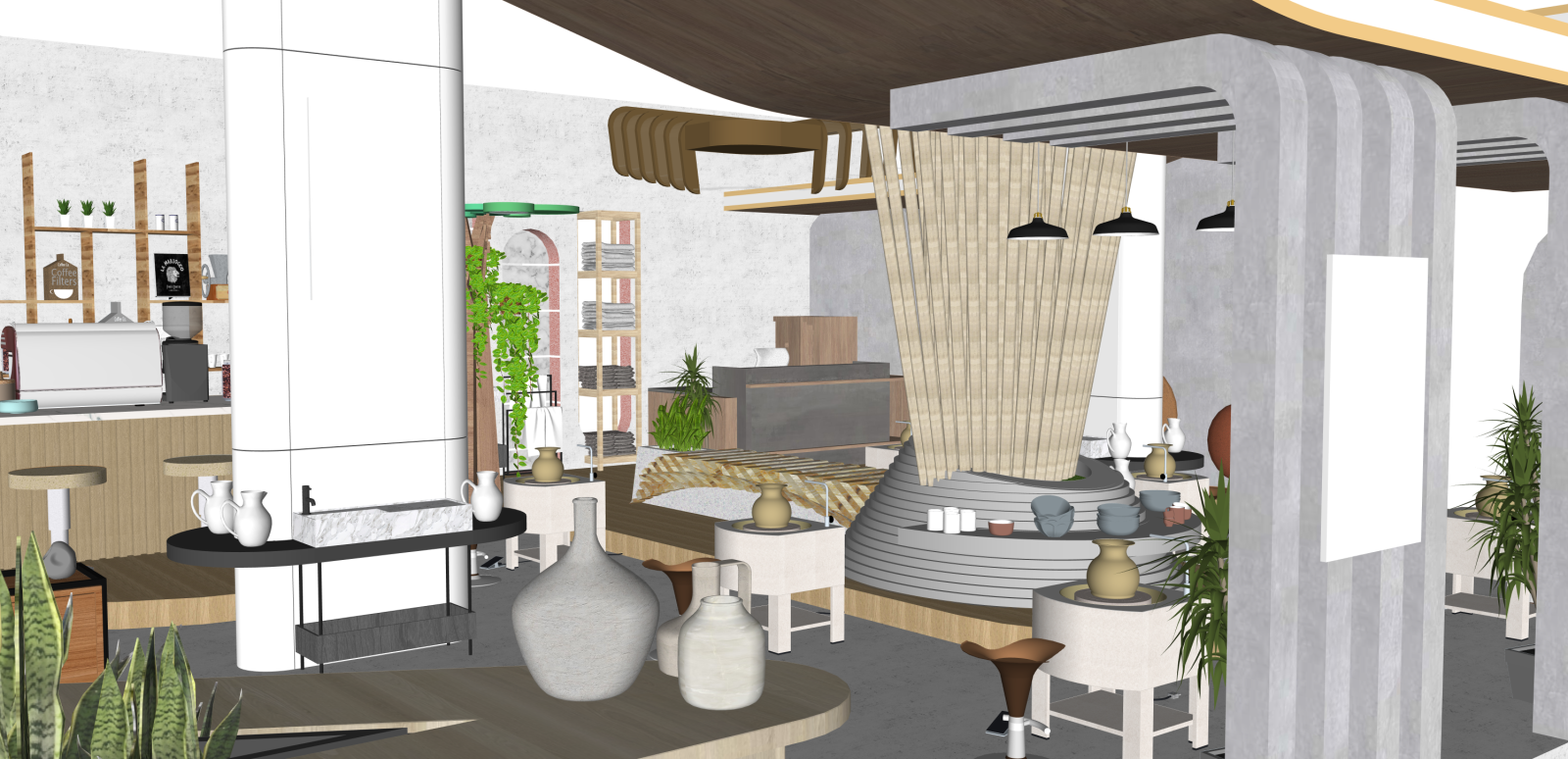 现代其他店铺SU模型下载【ID:1216054716】
