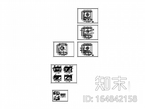 某小会议室室内设计装修图cad施工图下载【ID:164842158】