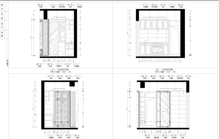 [惠州]东部现代城样板房施工图（附效果图加模型）cad施工图下载【ID:180755194】