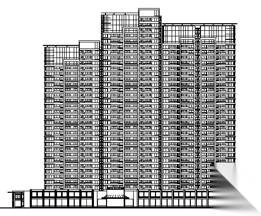 上海和平花苑B楼建筑施工图（104.5cad施工图下载【ID:149848128】