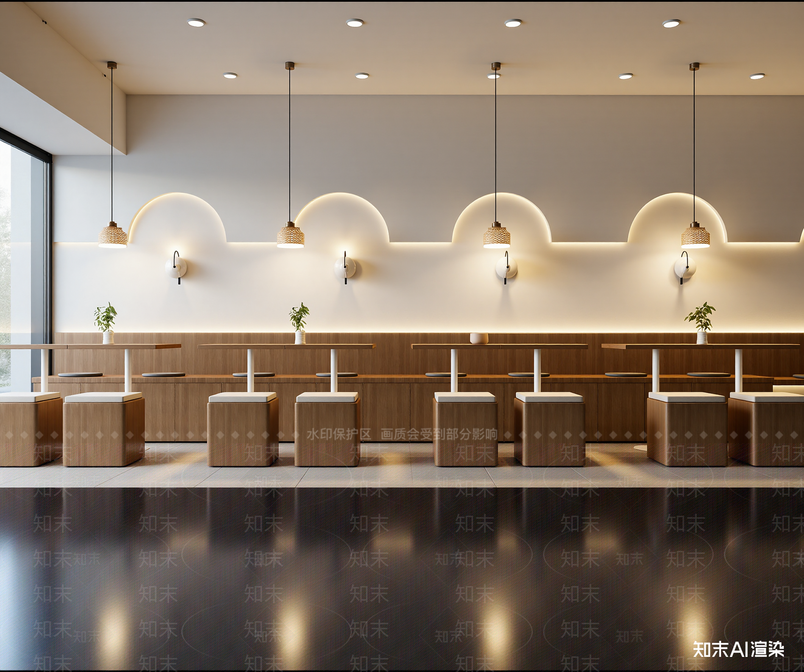 现代咖啡厅3D模型下载【ID:1214439933】