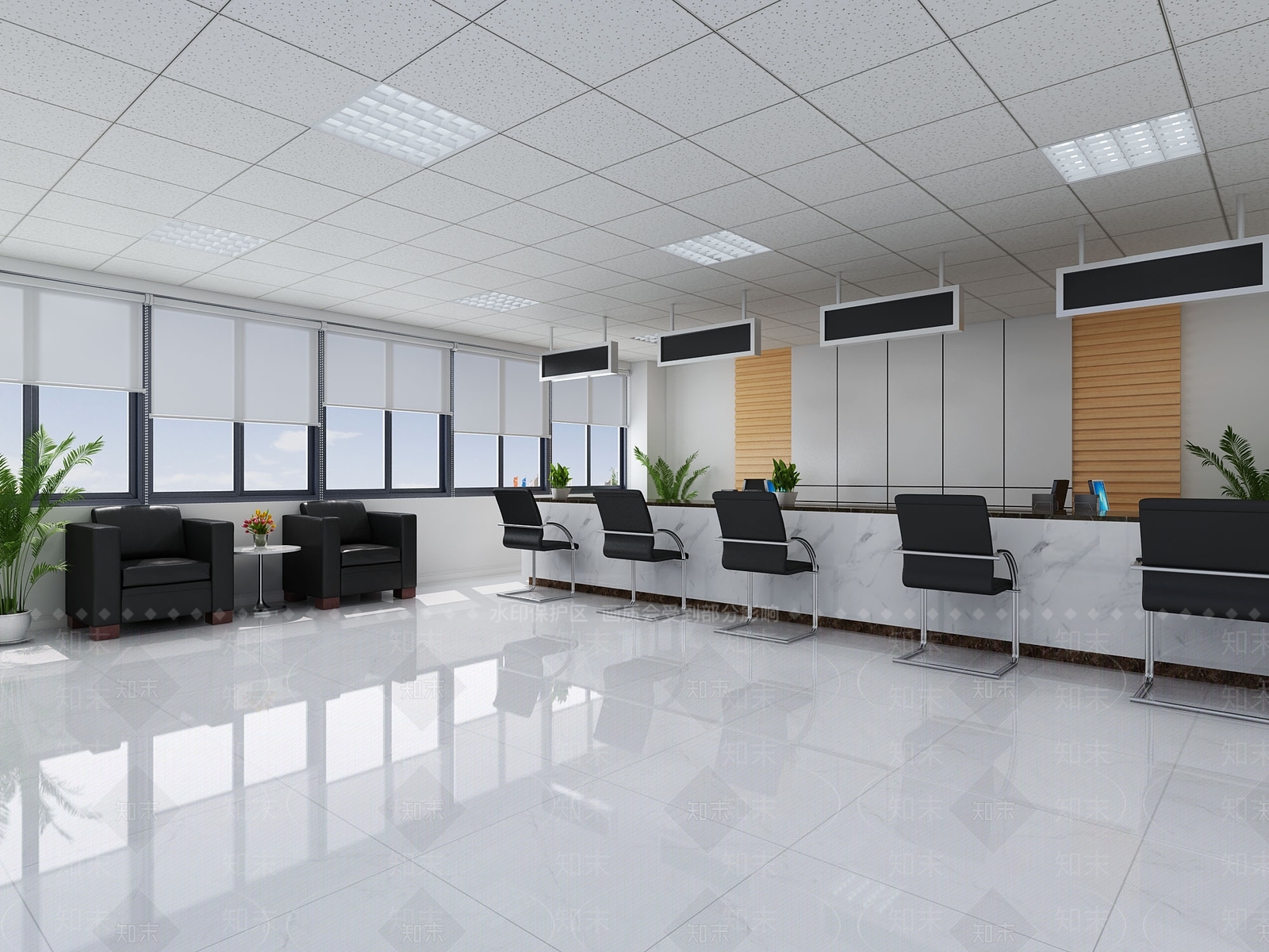 现代书吧3D模型下载【ID:234724717】