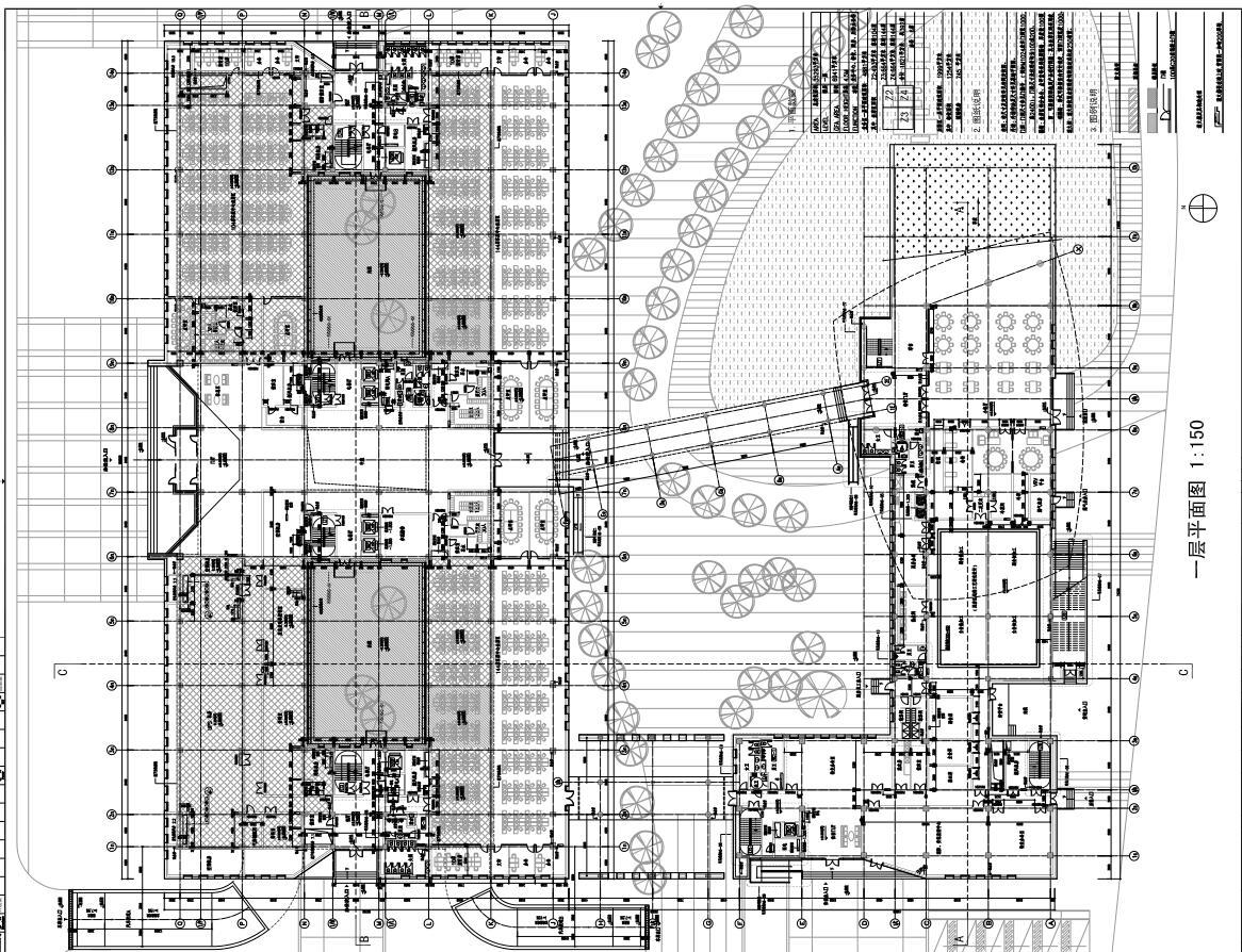 [安徽]某工行后台中心居住区施工图（50页PDF+CAD）施工图下载【ID:149773179】